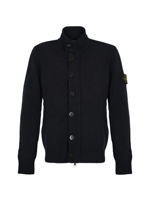 Maglione 5100047 Lambswool in lana Navy blue STONE ISLAND | 5100047S00A3V0020